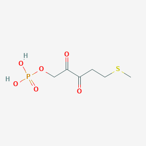 molecular formula C6H11O6PS B040225 5-(Methylthio)-2,3-dioxopentyl phosphate CAS No. 115974-73-7