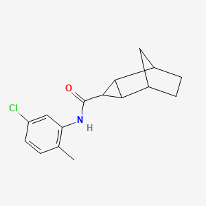 molecular formula C16H18ClNO B4022970 N-(5-chloro-2-methylphenyl)tricyclo[3.2.1.02,4]octane-3-carboxamide 