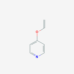 molecular formula C7H7NO B040230 4-Ethenoxypyridine CAS No. 112342-76-4