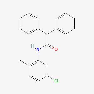 molecular formula C21H18ClNO B4023046 N-(5-chloro-2-methylphenyl)-2,2-diphenylacetamide CAS No. 70298-73-6