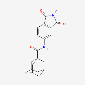 molecular formula C20H22N2O3 B4023143 N-(2-methyl-1,3-dioxoisoindol-5-yl)adamantane-1-carboxamide 