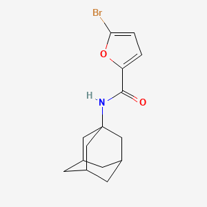 molecular formula C15H18BrNO2 B4024111 N-(1-adamantyl)-5-bromofuran-2-carboxamide 