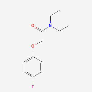 molecular formula C12H16FNO2 B4024575 N,N-diethyl-2-(4-fluorophenoxy)acetamide 