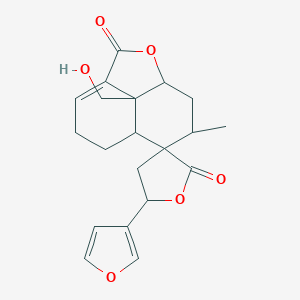 molecular formula C20H22O6 B040246 Teuscordonin CAS No. 124817-37-4