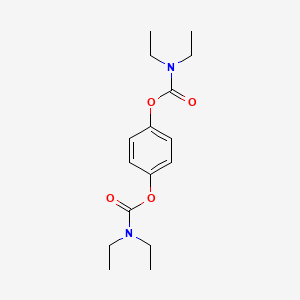 molecular formula C16H24N2O4 B4024978 1,4-phenylene bis(diethylcarbamate) 