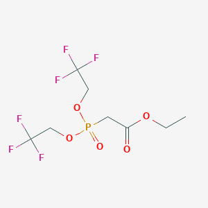 molecular formula C8H11F6O5P B040259 2-(双(2,2,2-三氟乙氧基)膦酰基)乙酸乙酯 CAS No. 124755-24-4