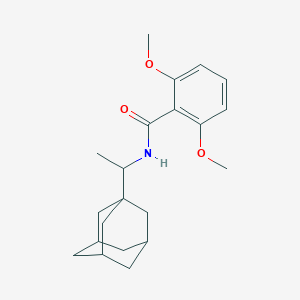 molecular formula C21H29NO3 B4026104 N-[1-(1-adamantyl)ethyl]-2,6-dimethoxybenzamide 