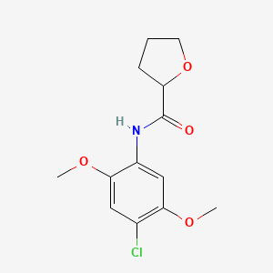 molecular formula C13H16ClNO4 B4026159 N-(4-chloro-2,5-dimethoxyphenyl)oxolane-2-carboxamide 