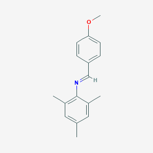 molecular formula C17H19NO B402639 N-mesityl-N-(4-methoxybenzylidene)amine 