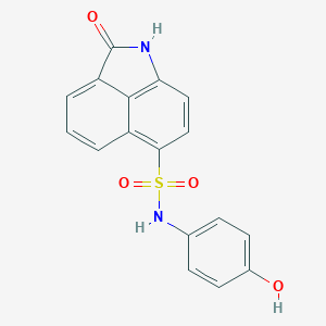 N-(4-hydroxyphenyl)-2-oxo-1,2-dihydrobenzo[cd]indole-6-sulfonamide