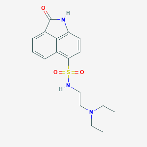 N-[2-(diethylamino)ethyl]-2-oxo-1,2-dihydrobenzo[cd]indole-6-sulfonamide