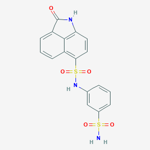 N-[3-(aminosulfonyl)phenyl]-2-oxo-1,2-dihydrobenzo[cd]indole-6-sulfonamide