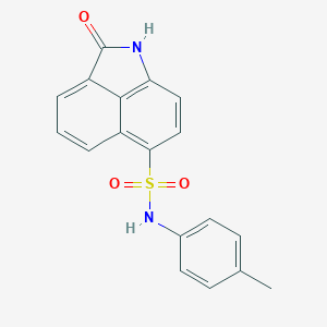 N-(4-methylphenyl)-2-oxo-1,2-dihydrobenzo[cd]indole-6-sulfonamide