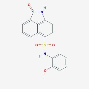 N-(2-methoxyphenyl)-2-oxo-1,2-dihydrobenzo[cd]indole-6-sulfonamide