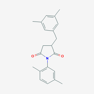 3-(3,5-Dimethyl-benzyl)-1-(2,5-dimethyl-phenyl)-pyrrolidine-2,5-dione