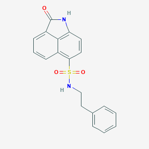 2-oxo-N-(2-phenylethyl)-1,2-dihydrobenzo[cd]indole-6-sulfonamide
