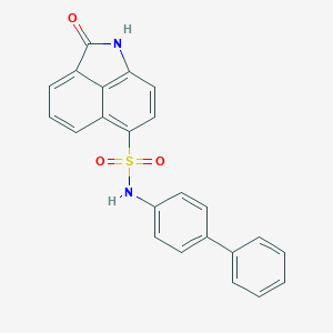 N-[1,1'-biphenyl]-4-yl-2-oxo-1,2-dihydrobenzo[cd]indole-6-sulfonamide