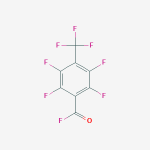 molecular formula C8F8O B040266 2,3,5,6-四氟-4-(三氟甲基)苯甲酰氟 CAS No. 117338-23-5