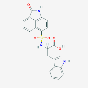N-[(2-oxo-1,2-dihydrobenzo[cd]indol-6-yl)sulfonyl]tryptophan