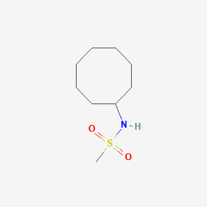 molecular formula C9H19NO2S B4026626 N-cyclooctylmethanesulfonamide 