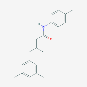 4-(3,5-dimethylphenyl)-3-methyl-N-(4-methylphenyl)butanamide