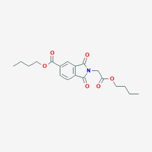 molecular formula C19H23NO6 B402687 Butyl 2-(2-butoxy-2-oxoethyl)-1,3-dioxoisoindole-5-carboxylate 