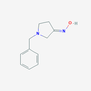 molecular formula C11H14N2O B402715 1-Benzyl-3-pyrrolidinone oxime 