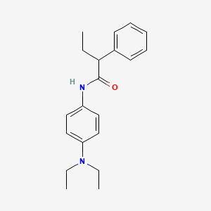 molecular formula C20H26N2O B4027190 N-[4-(diethylamino)phenyl]-2-phenylbutanamide 