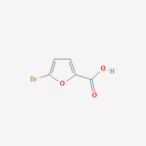 molecular formula C5H3BrO3 B040272 5-Bromofuran-2-carboxylic acid CAS No. 585-70-6