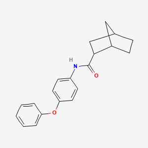 molecular formula C20H21NO2 B4027241 N-(4-phenoxyphenyl)bicyclo[2.2.1]heptane-2-carboxamide 