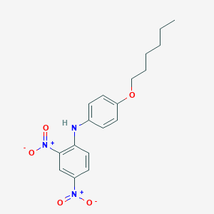 molecular formula C18H21N3O5 B402728 N-[4-(hexyloxy)phenyl]-2,4-dinitroaniline 