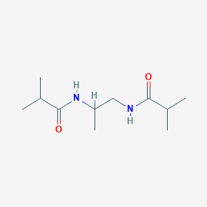 molecular formula C11H22N2O2 B4027678 N,N'-propane-1,2-diylbis(2-methylpropanamide) 