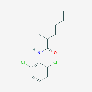 molecular formula C14H19Cl2NO B4027726 N-(2,6-dichlorophenyl)-2-ethylhexanamide 