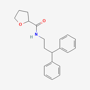 molecular formula C20H23NO2 B4027733 N-(3,3-diphenylpropyl)tetrahydro-2-furancarboxamide 