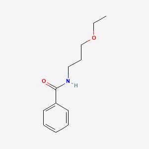 molecular formula C12H17NO2 B4027765 N-(3-ethoxypropyl)benzamide 