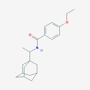 molecular formula C21H29NO2 B4027993 N-[1-(1-adamantyl)ethyl]-4-ethoxybenzamide 