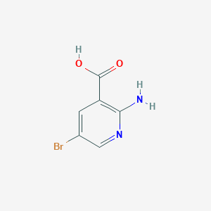 molecular formula C6H5BrN2O2 B040283 2-Amino-5-bromonicotinic acid CAS No. 52833-94-0