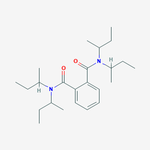 molecular formula C24H40N2O2 B4028441 N,N,N',N'-tetra(butan-2-yl)benzene-1,2-dicarboxamide 