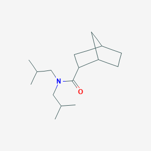molecular formula C16H29NO B4028608 N,N-diisobutylbicyclo[2.2.1]heptane-2-carboxamide 