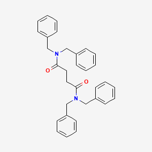 molecular formula C32H32N2O2 B4028782 N,N,N',N'-tetrabenzylbutanediamide 