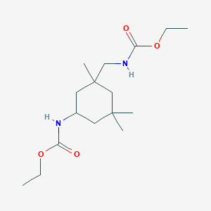 molecular formula C16H30N2O4 B4028844 ethyl (3-{[(ethoxycarbonyl)amino]methyl}-3,5,5-trimethylcyclohexyl)carbamate 