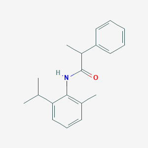 molecular formula C19H23NO B4028899 N-[2-methyl-6-(propan-2-yl)phenyl]-2-phenylpropanamide 
