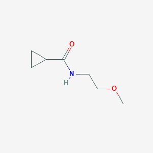 molecular formula C7H13NO2 B4029026 N-(2-methoxyethyl)cyclopropanecarboxamide 