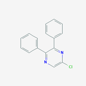 molecular formula C16H11ClN2 B040291 5-Chloro-2,3-diphenylpyrazine CAS No. 41270-66-0