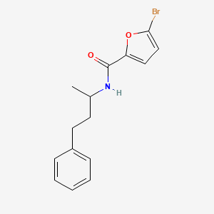molecular formula C15H16BrNO2 B4029220 5-bromo-N-(4-phenylbutan-2-yl)furan-2-carboxamide 