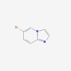 molecular formula C7H5BrN2 B040293 6-Bromoimidazo[1,2-a]pyridine CAS No. 6188-23-4