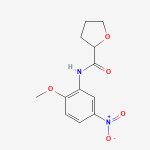 molecular formula C12H14N2O5 B4029328 N-(2-methoxy-5-nitrophenyl)oxolane-2-carboxamide 