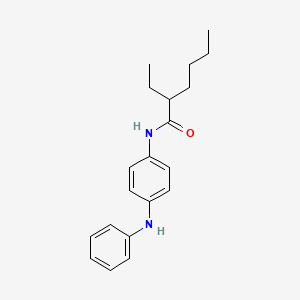 molecular formula C20H26N2O B4029468 N-(4-anilinophenyl)-2-ethylhexanamide 