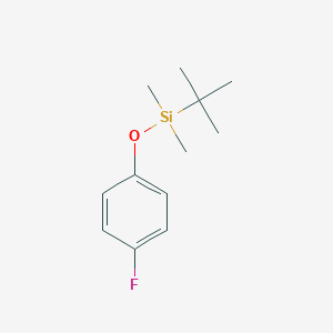 molecular formula C12H19FOSi B040297 Tert-butyl(4-fluorophenoxy)dimethylsilane CAS No. 113984-68-2