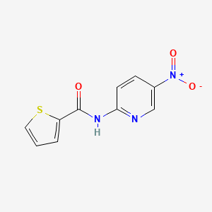 molecular formula C10H7N3O3S B4029799 N-(5-nitropyridin-2-yl)thiophene-2-carboxamide 